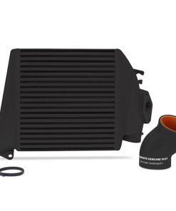Mishimoto 08-14 Subaru WRX Top-Mount Intercooler Kit - Powder Coated Black & Black Hoses