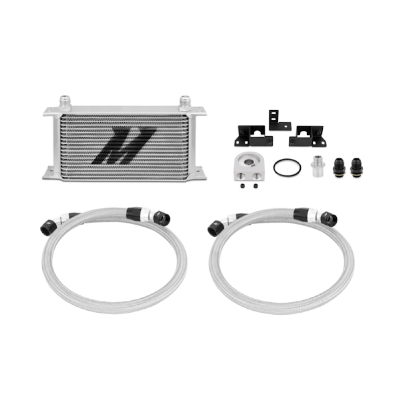 Mishimoto 07-11 Jeep Wrangler JK Oil Cooler Kit - Silver - Image 6
