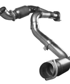 Alternative view of Kooks 07-08 GM 1500 3in x OEM Out Cat SS Y Pipe Kooks HDR Req