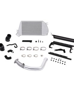 Mishimoto 2015 Subaru WRX Top-Mount Intercooler Kit - Powder Coated Silver & Polished Pipes