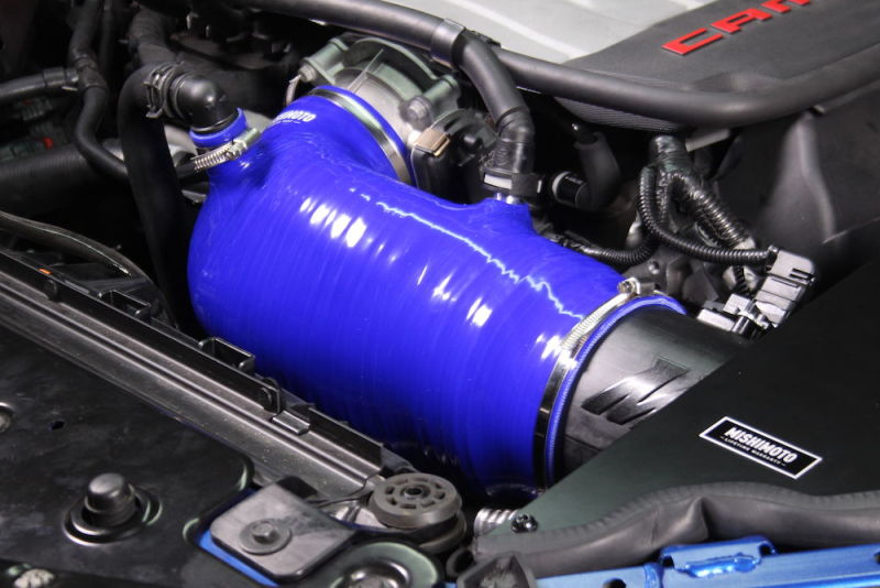 Mishimoto 2016 Chevy Camaro SS 6.2L Performance Air Intake - Blue - Image 25