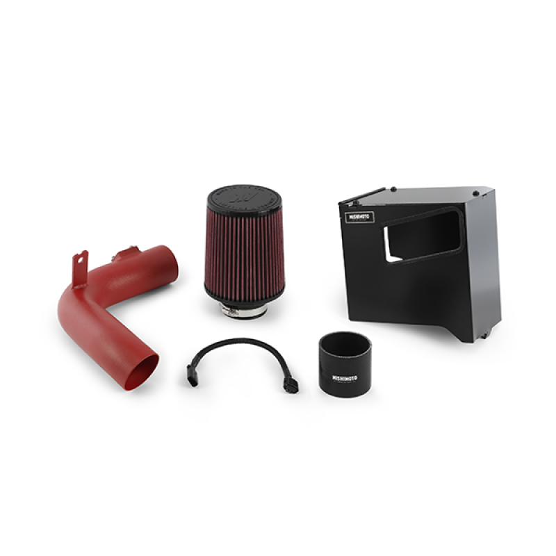 Mishimoto 15-16 Subaru WRX Performance Race Air Intake Kit - Wrinkle Red - Image 13