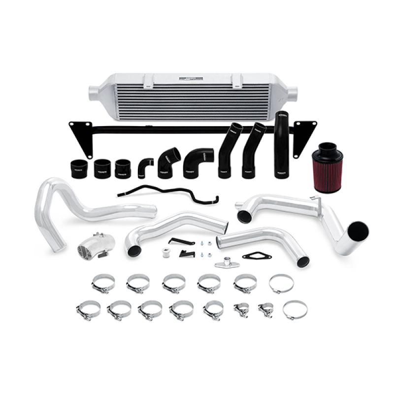Mishimoto 2015-2016 Subaru WRX STI Front-Mount Intercooler Kit w/ Air Intake - Silver - Image 3