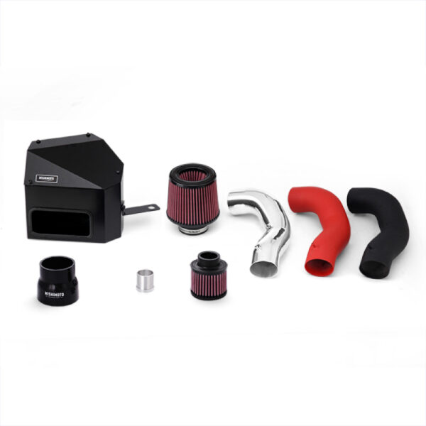 Alternative view of Mishimoto 15-16 VW Golf/GTI 1.8L/2.0L Performance Air Intake Kit - Wrinkle Red