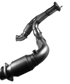 Alternative view of Kooks 07-08 GM 1500 3in x OEM Out GREEN Cat SS Y Pipe Kooks HDR Req