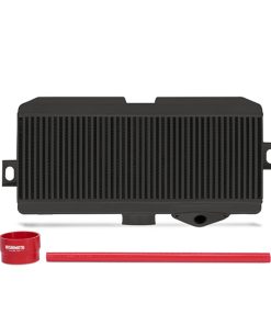 Mishimoto Subaru 08-15 WRX STi Top-Mount Intercooler Kit - Powder Coated Black & Red Hoses