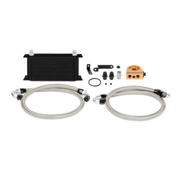 Alternative view of Mishimoto 08-14 WRX/STi Thermostatic Oil Cooler Kit - Black
