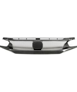 Alternative view of Seibon 17-18 Honda Civic Type R CV-Style Carbon Fiber Front Grill