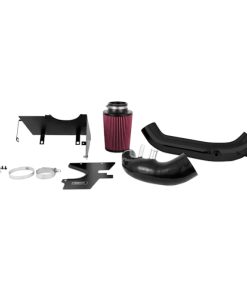 Alternative view of Mishimoto 2015 Ford Mustang Ecoboost Performance Intake - Wrinkle Black