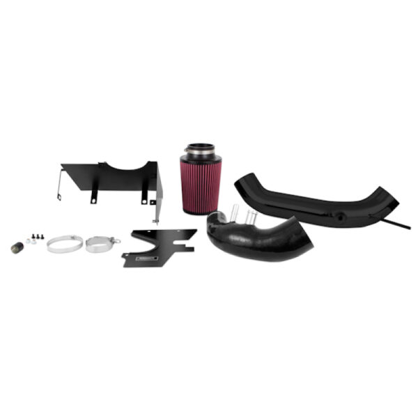 Alternative view of Mishimoto 2015 Ford Mustang Ecoboost Performance Intake - Wrinkle Black