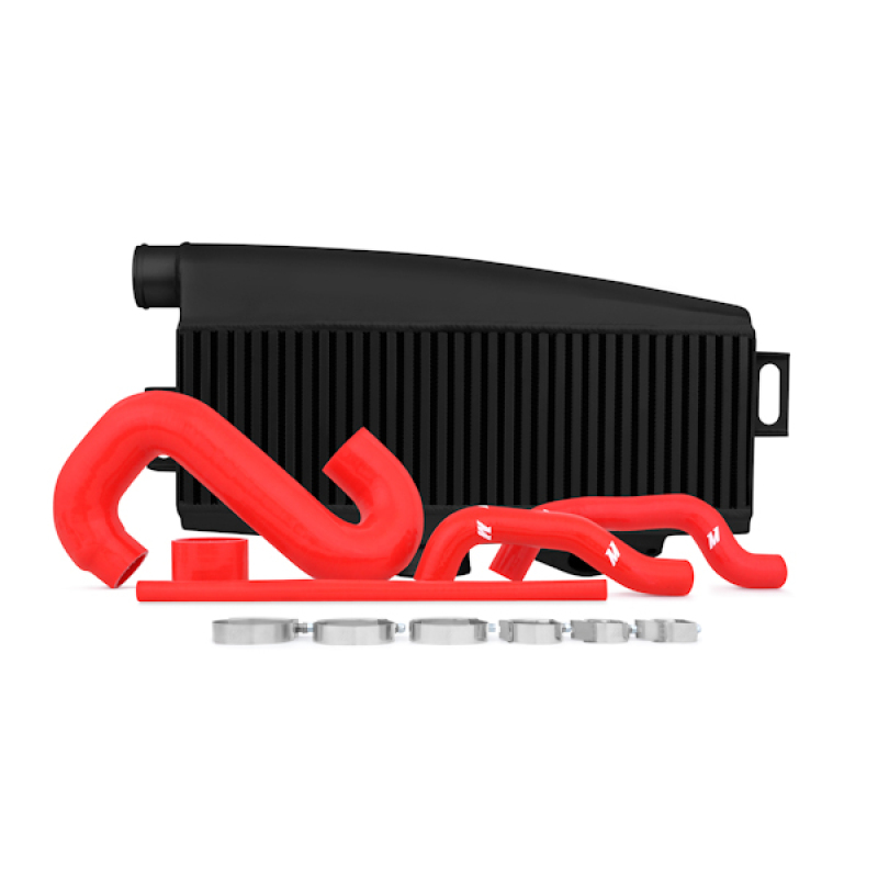 Mishimoto Subaru 02-07 WRX/04-07 STi Top-Mount Intercooler Kit - Powder Coated Black & Red Hoses - Image 8