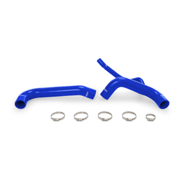 Alternative view of Mishimoto 2015+ Dodge Challenger / Charger SRT Hellcat Silicone Radiator Hose Kit - Blue