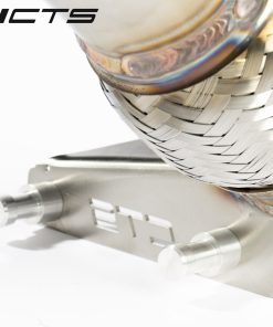 Alternative view of CTS TURBO MK6 GOLF R 2.0T, MK2 AUDI TT QUATTRO/TT-S 2.0T, 8P A3 QUATTRO/S3 2.0T RACE DOWNPIPE