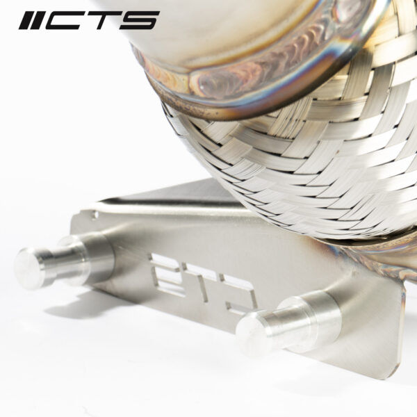 Alternative view of CTS TURBO MK6 GOLF R 2.0T, MK2 AUDI TT QUATTRO/TT-S 2.0T, 8P A3 QUATTRO/S3 2.0T RACE DOWNPIPE