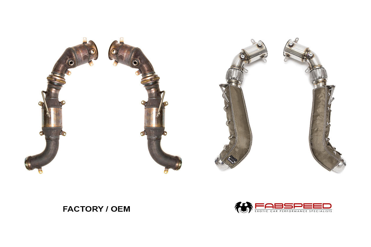 Fabspeed McLaren 570S / 570GT / 540C link comp. Pipes (2011-2014) - Image 6