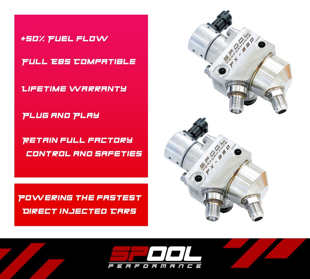 SPOOL PERFORMANCE FX350 S58 UPGRADED HIGH PRESSURE FUEL PUMPS - Image 2