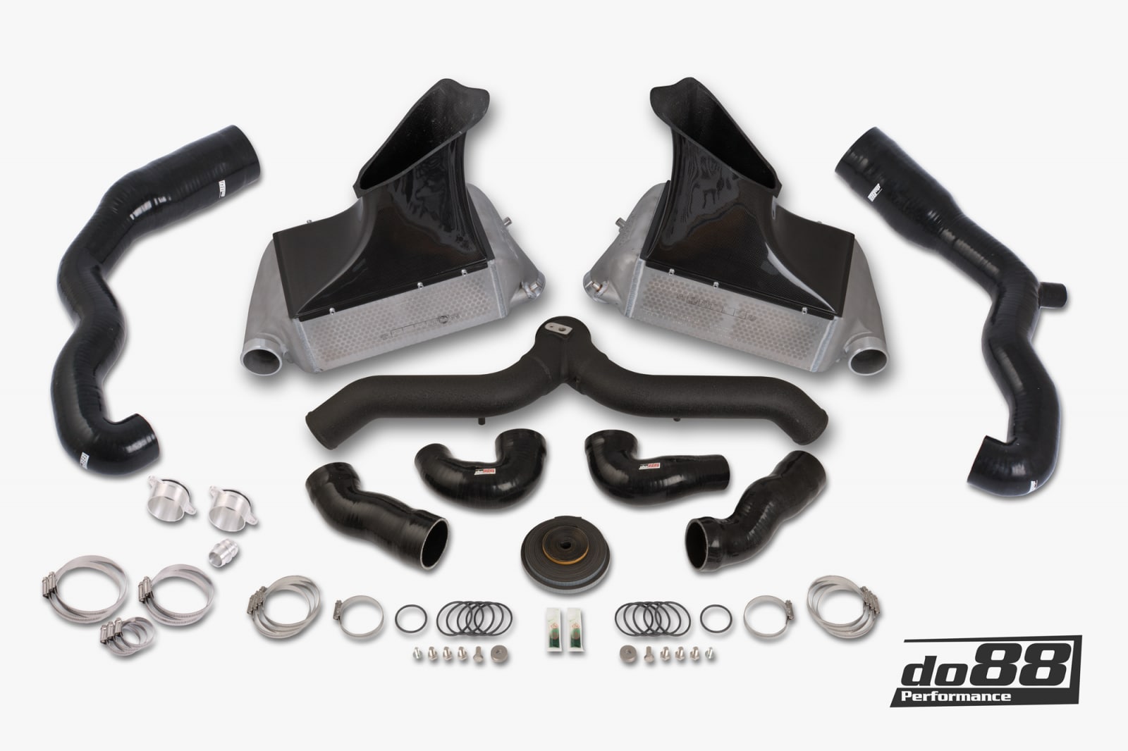 Porsche 911 Turbo (997.1) Intercooler kit MERA for OEM Y-pipe