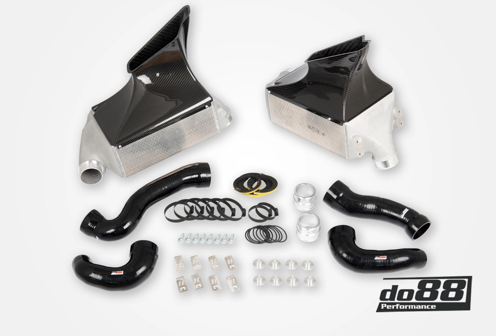 Porsche 911 Turbo (997.2) Intercooler kit MERA for OEM Y-pipe