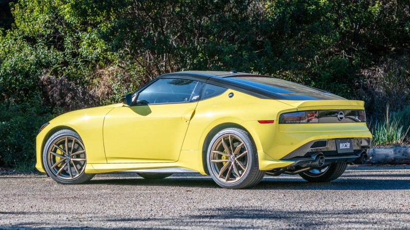 Borla 23-24 Nissan Z 2.5in S-Type Cat Back Exhaust 4.5in Tip - Carbon Fiber Black Anodized - Image 3