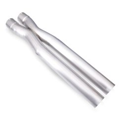Stainless Works 3in X-Pipe (Parallel) w/ 4.125in Center-to-Center - 3in ID Expanded Inlets - Image 3