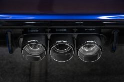 MBRP 23-24 Honda Civic Type R 2.0L T304 SS 3in Cat-Back Exhaust Triple Center Outlet w/ Carbon Tips - Image 4