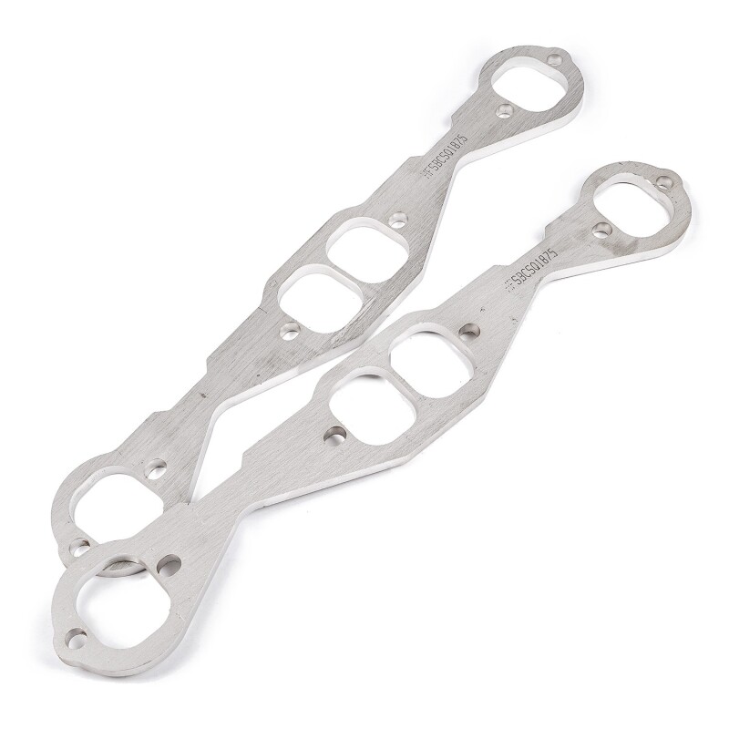 Stainless Works Small Block Chevy Squared Oval Port Header 304SS Exhaust Flanges 1-3/4in Primaries - Image 2
