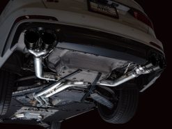 AWE Tuning 19-23 Audi C8 S6/S7 2.9T V6 AWD Track Edition Exhaust - Diamond Black Tips - Image 15