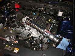 Injen 11-13 Ford Mustang V6 3.7L Polished Power-Flow Air Intake System - Image 5