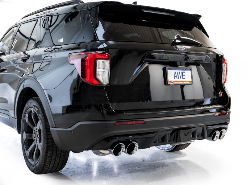 AWE Tuning 2020+ Ford Explorer ST Touring Edition Exhaust w/ Chrome Silver Tips - Image 11