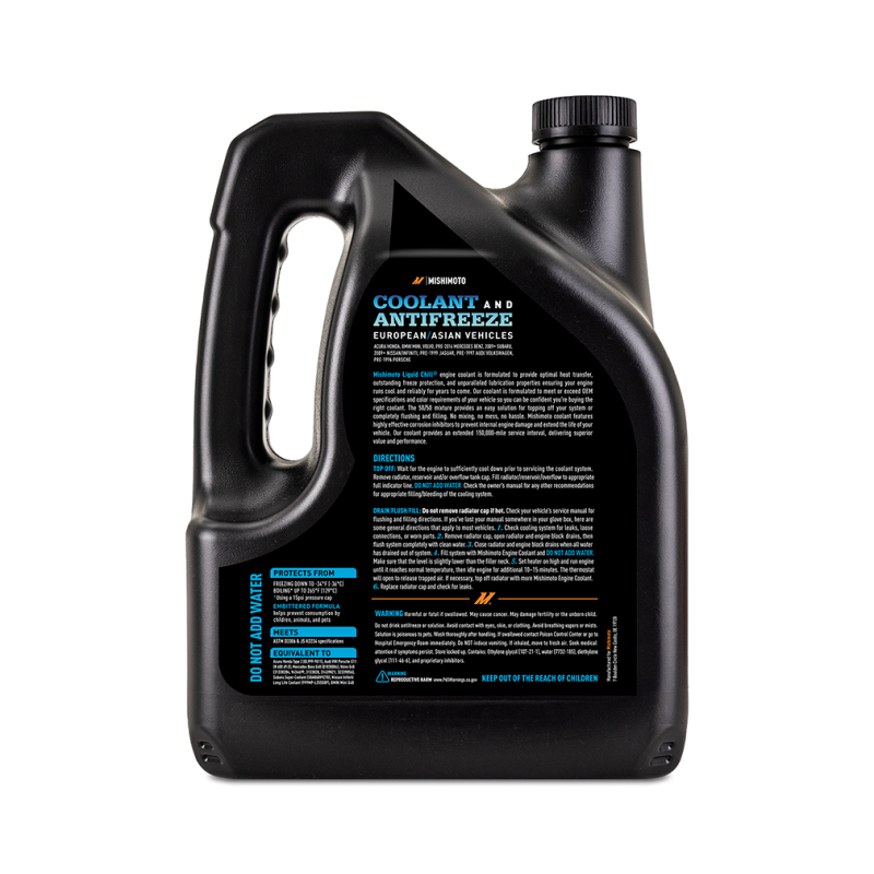 Mishimoto Liquid Chill EG Coolant, European/Asian Vehicles, Blue - Image 3