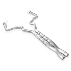 Alternative view of Stainless Works 2015-16 Mustang GT 3in Catback X-Pipe Retro Chambered Mufflers 2-1/2in Cores