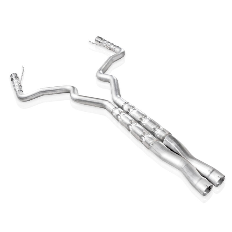 Stainless Works 2015-16 Mustang GT 3in Catback X-Pipe Retro Chambered Mufflers 2-1/2in Cores - Image 2