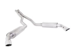 Alternative view of Stainless Works 2010-15 Camaro 6.2L 3in Exhaust X-Pipe Chambered Turbo Mufflers Polished Tips