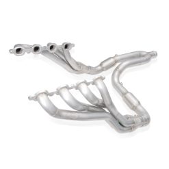 Stainless Works 15-19 Chevrolet Tahoe Headers 5.3L 1-7/8in Primaries High-Flow Cats 3in Leads Y-Pipe - Image 3