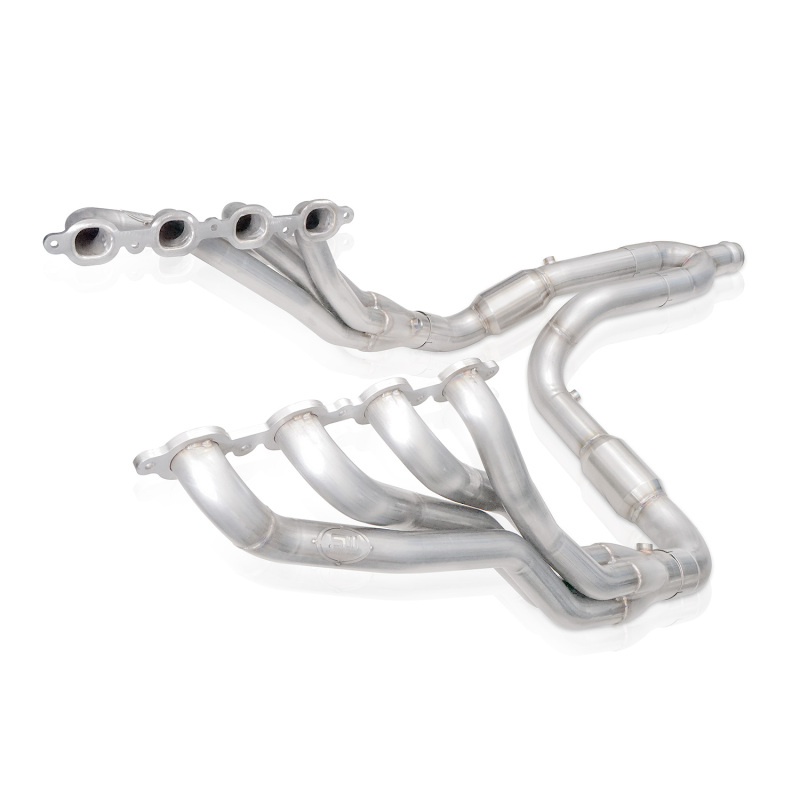 Stainless Works 15-19 Chevrolet Tahoe Headers 5.3L 1-7/8in Primaries High-Flow Cats 3in Leads Y-Pipe - Image 3