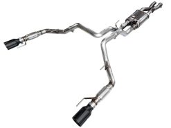 Alternative view of AWE Gen 3 Ford Raptor SwitchPath Exhaust  - Diamond Black Tips