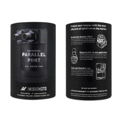 Mishimoto Parallel Port Universal Baffled Oil Catch Can - Image 6
