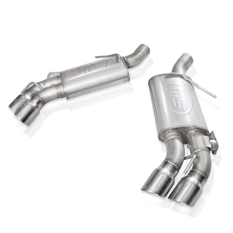 Stainless Works 2016+ Chevy Camaro SS 3in Redline Perf Connect Axle Back w/Valve & 4in Quad Tips - Image 6