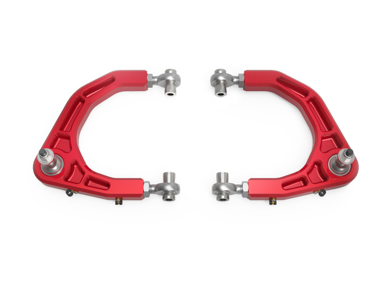 aFe Control 05-23 Toyota Tacoma Upper Control Arms - Red Anodized Billet Aluminum - Image 3