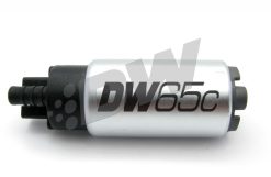Alternative view of DeatschWerks 265 LPH DW65C Series Compact Fuel Pump w/o Mounting Clips (w/ Universal Install Kit)