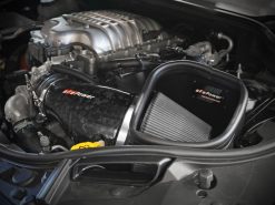 aFe 2021 Dodge Durango SRT Hellcat Track Series Carbon Fiber Cold Air Intake System w/ Pro DRY S - Image 8