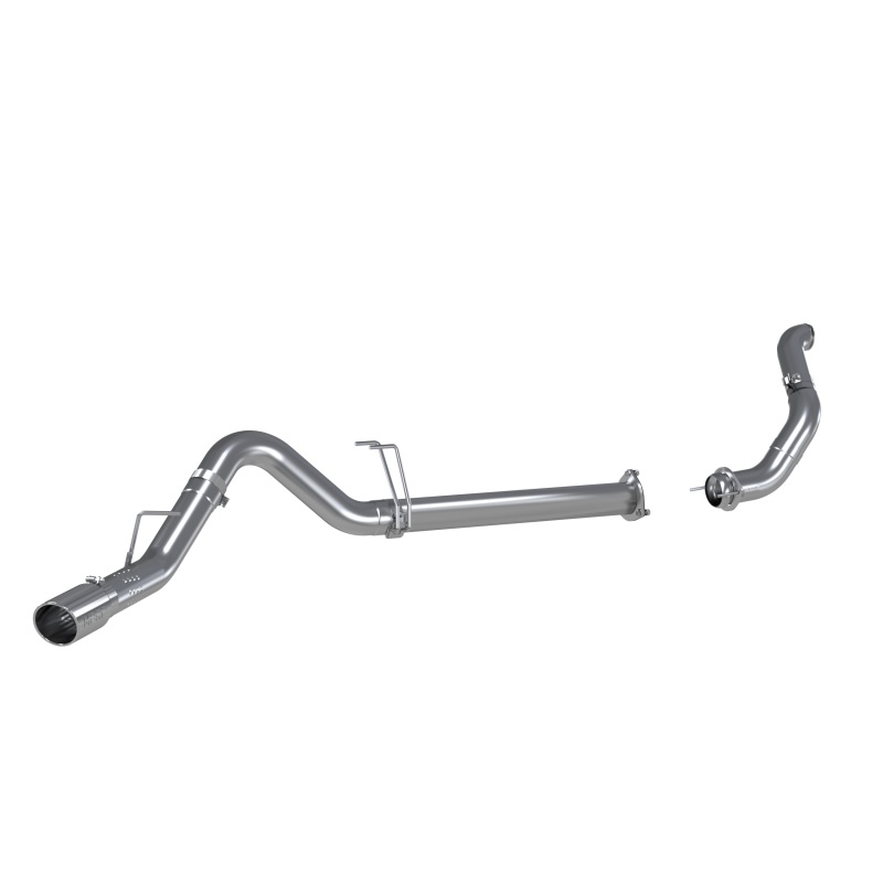 MBRP 11-14 Ford 6.7L F-250/350/450 4in Filter Back Single Side Exit Alum and Down Pipe Exhaust - Image 2