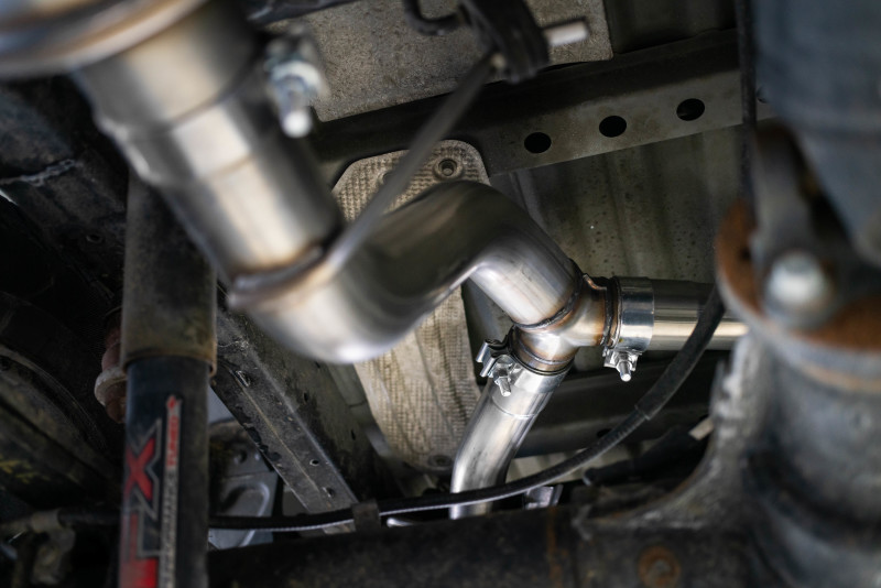 MBRP 19-20 Ford Ranger 2.3L 3 in Dual Split Rear Exit 4 in Tips AL Cat Back - Image 3