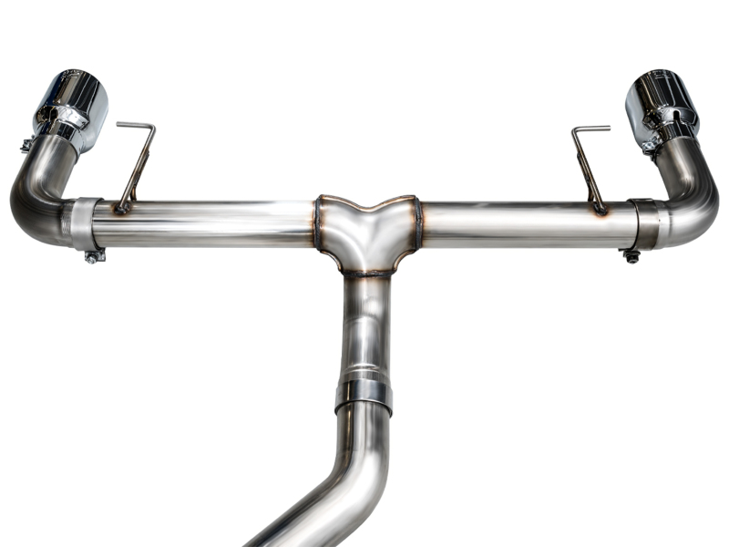 AWE 19-23 BMW 330i / 21-23 BMW 430i Base G2X Track Edition Axle Back Exhaust - Chrome Silver - Image 7