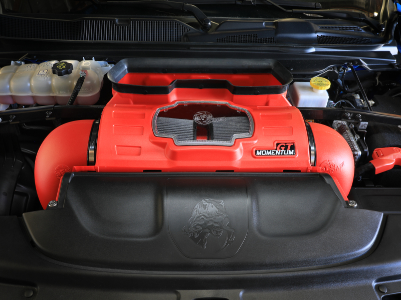 aFe 21-23 Dodge RAM 1500 TRX V8-6.2L Momentum GT Intake- Red - Image 14