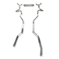 Alternative view of Stainless Works Chevy Camaro 1967-68 Exhaust BB Stainless System