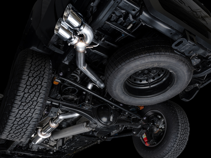 AWE Exhaust for 4th Gen Toyota Tacoma Dual Chrome Silver Tips - Image 16