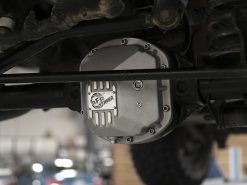 Alternative view of aFe 97-18 Jeep Wrangler TJ/JK Dana 30 Street Series Differential Cover w/ Machined Fins - Raw