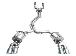 AWE Tuning 19-23 Audi C8 S6/S7 2.9T V6 AWD Touring Edition Exhaust - Chrome Silver Tips - Image 15