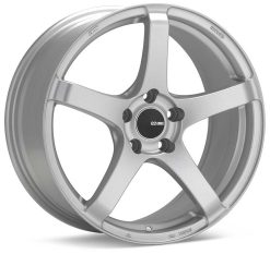 Alternative view of Enkei Kojin 18x8 35mm Offset 5x112 Bolt Pattern 72.6mm Bore Dia Matte Silver Wheel